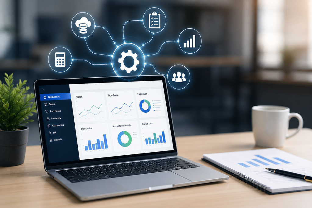 How ERPNext Reduces Manual Data Entry and Human Error - Cover Image